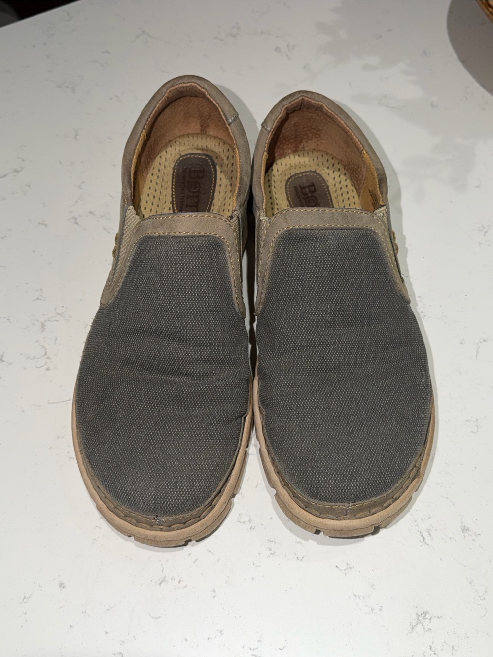 Born Men's Slip-On Casual Shoes in Dark Blue Gray - Size 11/44 - Picture 2 of 6